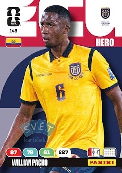 Willian Pacho Ecuador Panini FIFA World Cup 2026 Adrenalyn XL #148